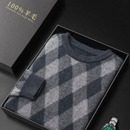 LP | Maglia in lana colorata con scollo a O 2024