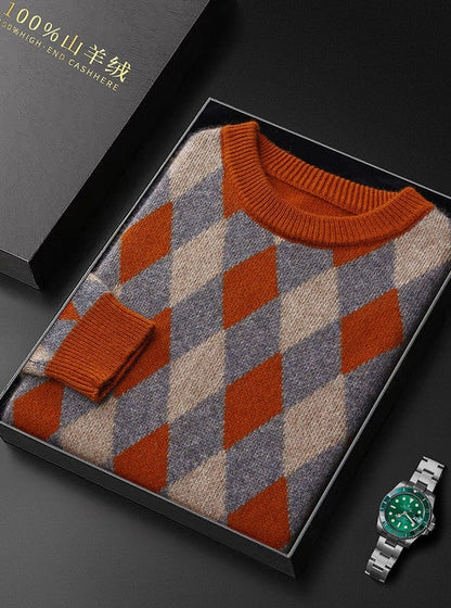 LP | Maglia in lana colorata con scollo a O 2024