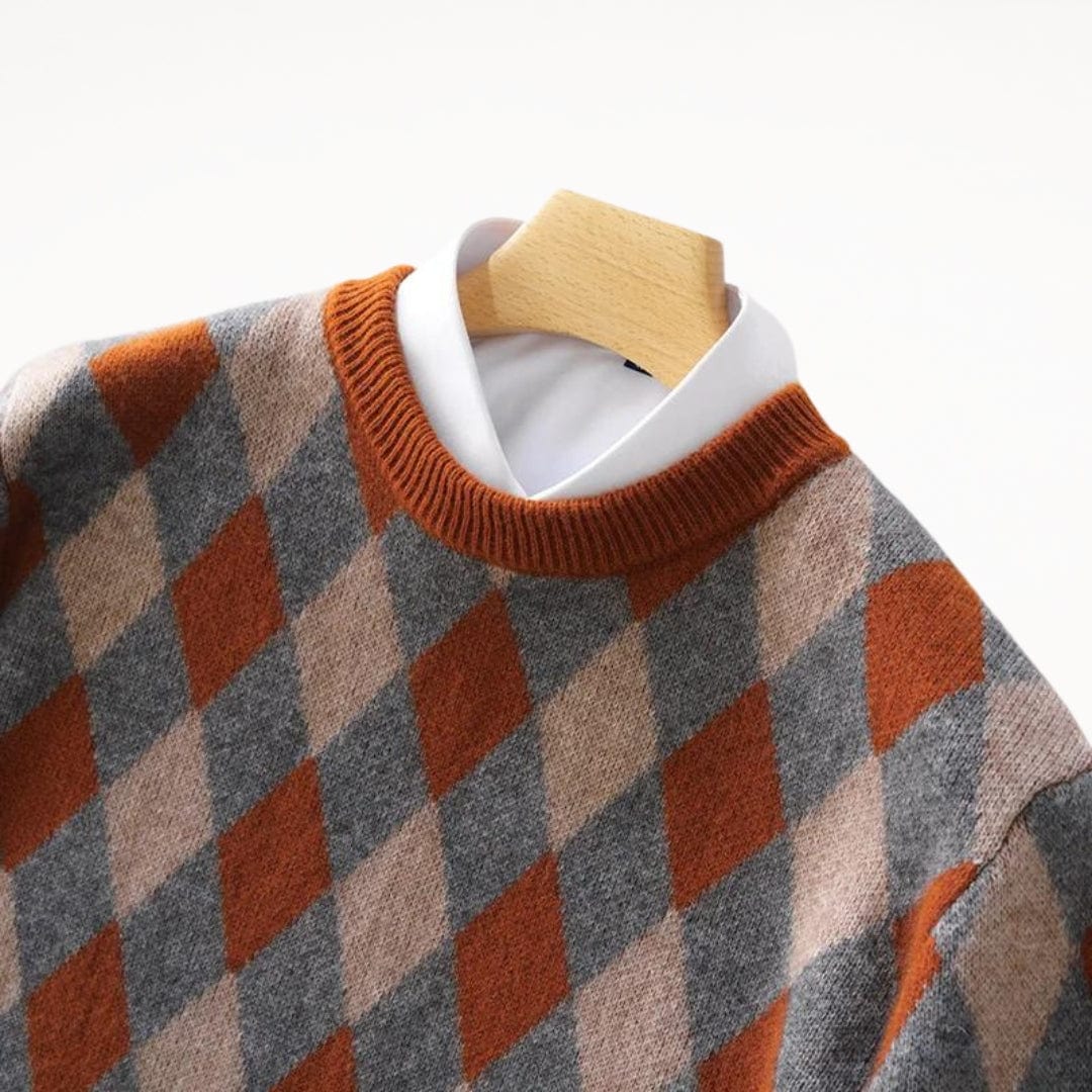 LP | Maglia in lana colorata con scollo a O 2024