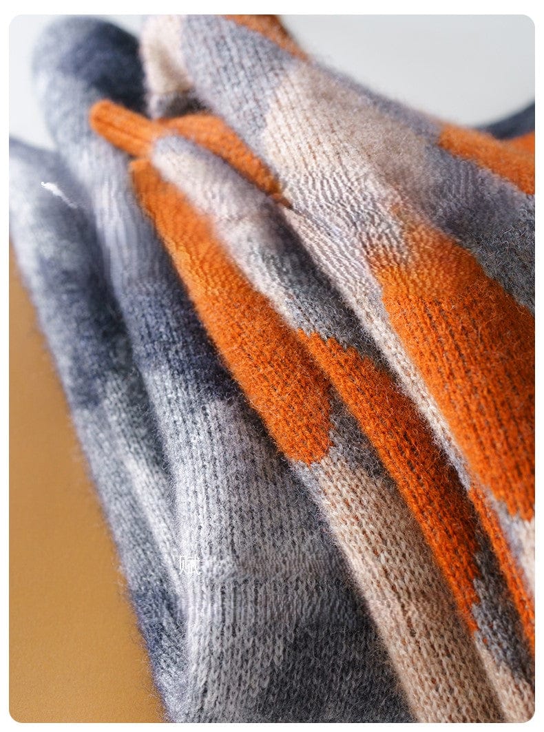 LP | Maglia in lana colorata con scollo a O 2024