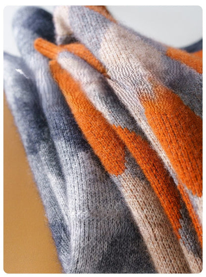 LP | Maglia in lana colorata con scollo a O 2024