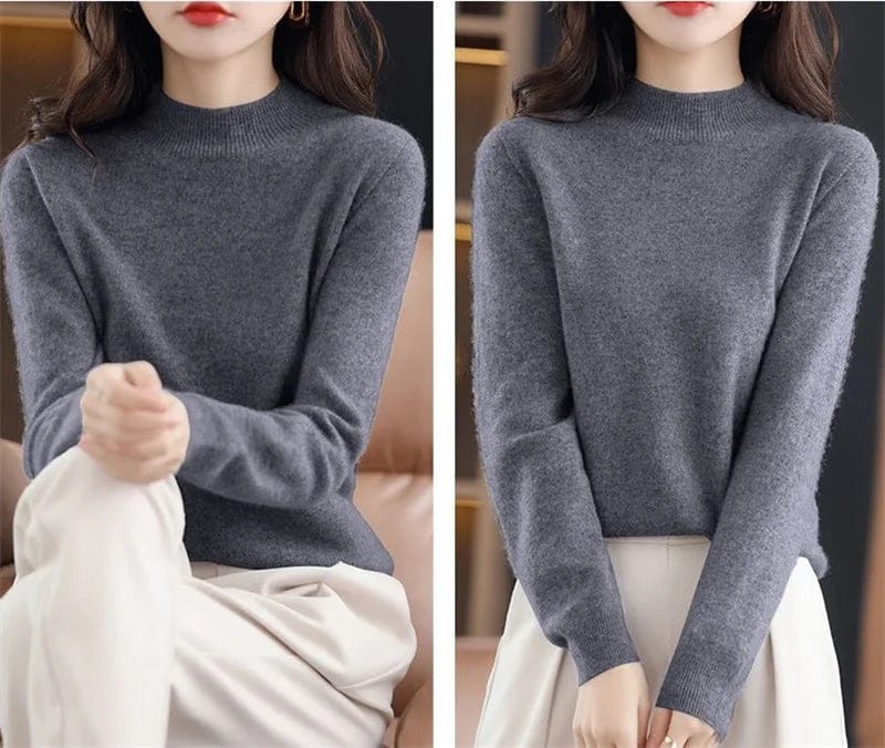 LP | Maglia morbida con collo alto