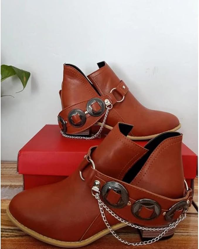 ER | Scarpe vintage con tacco medio e grosso