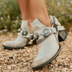 ER | Scarpe vintage con tacco medio e grosso