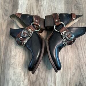 ER | Scarpe vintage con tacco medio e grosso