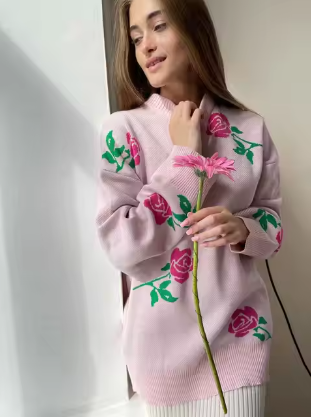 Maglione in stile vintage senza tempo