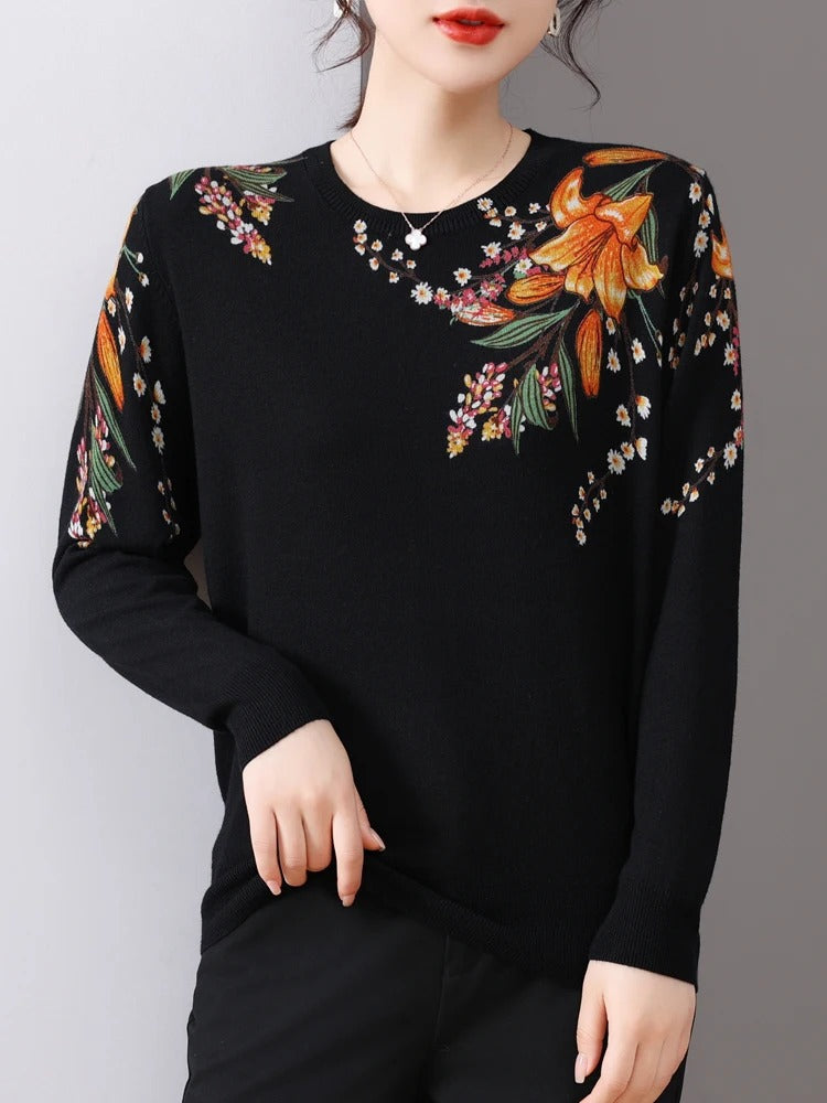 Maglione dal design curato
