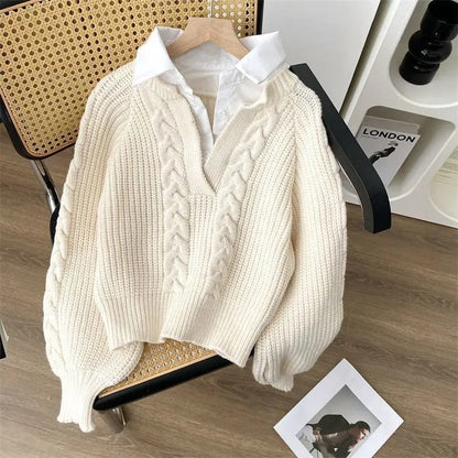 Maglione in stile vintage senza tempo