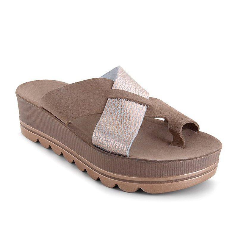 ER | Sandali eleganti con plateau e cinturini incrociati