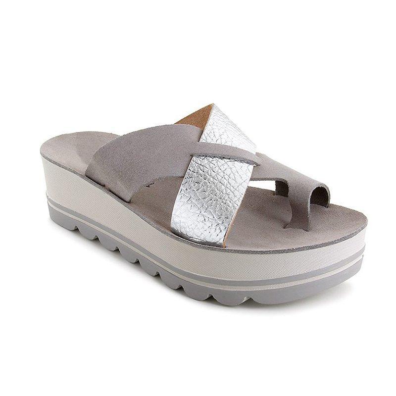 ER | Sandali eleganti con plateau e cinturini incrociati