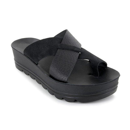 ER | Sandali eleganti con plateau e cinturini incrociati