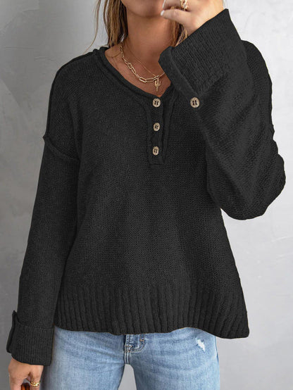 Maglione dal design curato
