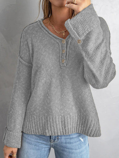 Maglione dal design curato
