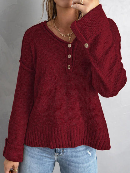 Maglione dal design curato