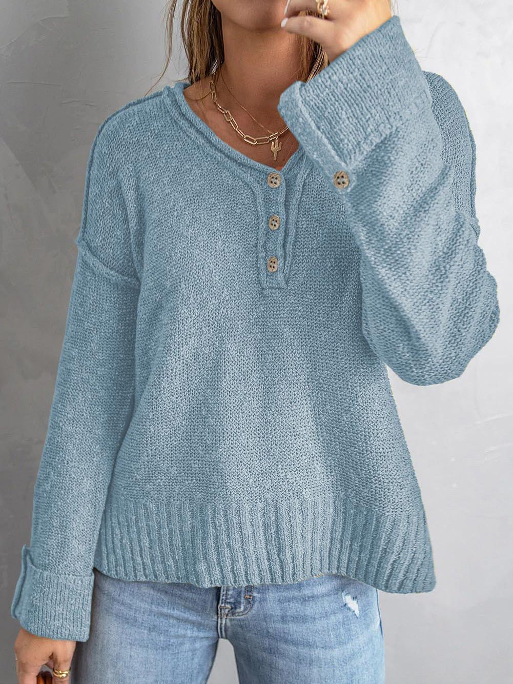 Maglione dal design curato