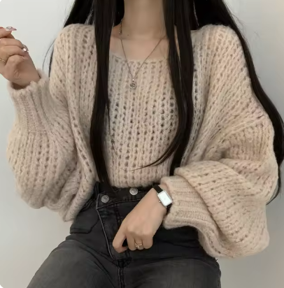 Maglione dal design curato